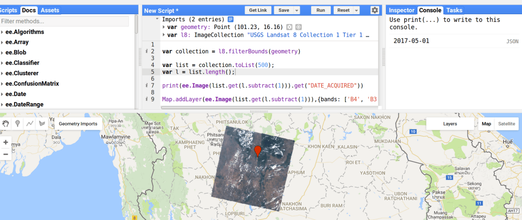 USGS Landsat 8 Collection 1 Tier 1 and Real-Time data TOA Reflectance ...